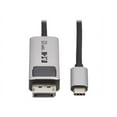 thumbnail image 1 of Eaton Tripp Lite Series USB-C to DisplayPort Active Adapter Cable (M/M) - 8K 60 Hz, 4K 144 Hz, HDR, 4:4:4, HDCP 2.3, Black, 6 ft. (1.8 m) - 6 ft DisplayPort/USB-C A/V Cable for Audio/Video Device, ..., 1 of 8