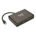 thumbnail image 1 of Eaton Tripp Lite series 3 Port Mini DisplayPort 1.2 to Displayport Multi-Stream (MST) Hub 4K x 2K - Video/audio splitter - 3 x DisplayPort - desktop - TAA Compliant, 1 of 5
