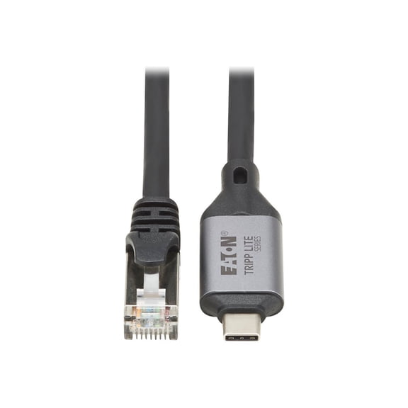 Eaton Tripp Lite Series USB-C to RJ45 Gigabit Ethernet Cable [M/M] - USB 3.2 Gen 1, 5 m [16.5 ft.] (u436-05m)