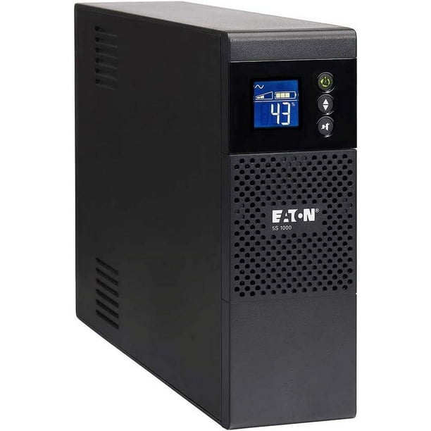 Eaton UPS Battery Backup & Surge Protector, 1000VA / 600W, AVR, LCD