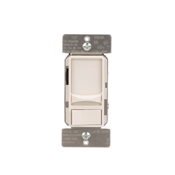 Eaton Universal Dimmers Single-pole/3-way LED Slide Light dimmer Light Almond (Off-White, Warm White)