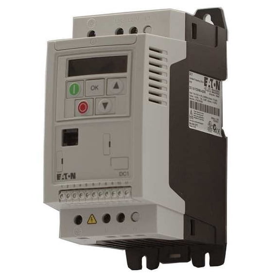 Eaton Variable Frequency Drive, 1 HP, 200-230V, Cutler-Hammer DC1-324D3NN-A20CE1