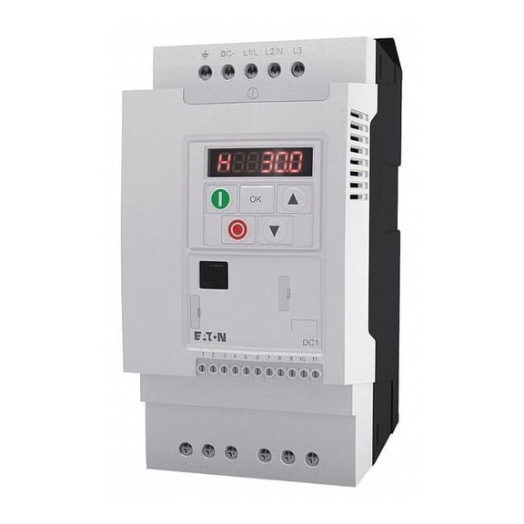 Eaton Variable Frequency Drive, 5 HP, 380-480V, Cutler-Hammer DC1-349D5NB-A20CE1