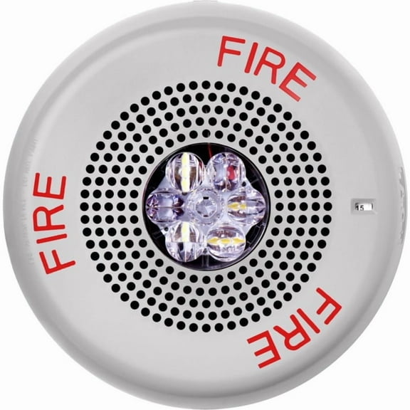 Wheelock ELSPSTWC Eluxa,led Hf Spkr Strb,wht,ceiling, 24vd