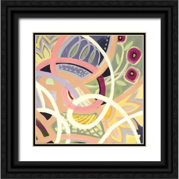 Eaton, Winnie 12x12 Black Ornate Wood Framed with Double Matting Museum Art Print Titled - Dreamy II