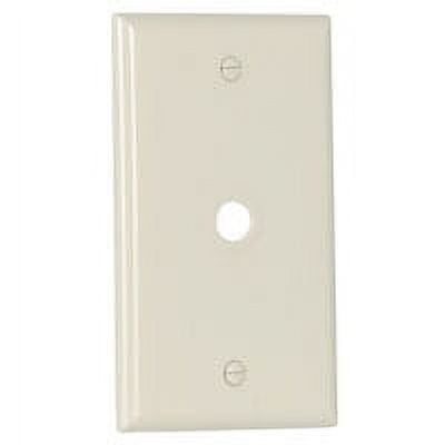 Eaton Wiring Devices 2128LA Combination Wallplate, 1-Gang, Thermoset, Light Almond 25 Pack