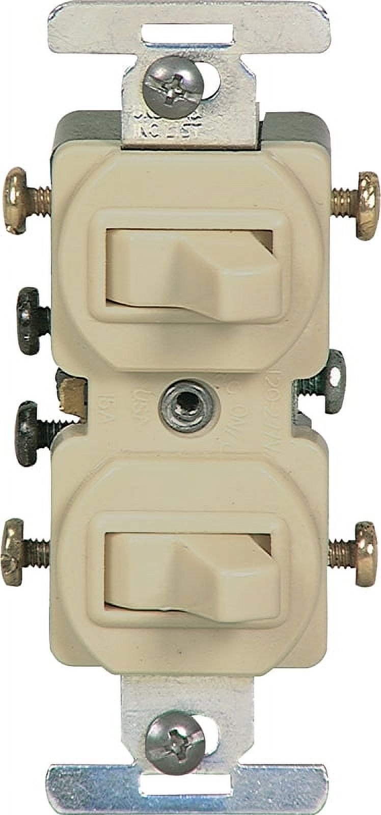 Leviton S01052430IS 3Way Combination Switch, 15amp