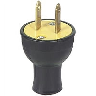 Eaton Wiring Devices 3123BK-BOX Round Electrical Plug, 125 V, 15 A, Thermoplastic 25 Pack