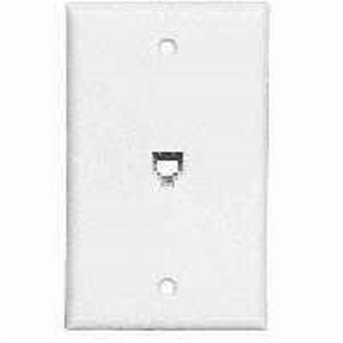 Eaton Wiring Devices 35324W Telephone Jack with Wallplate