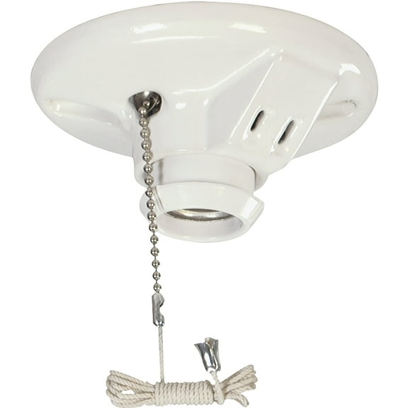 Eaton Wiring Devices 669-SP Lamp Holder, 4.5 in Dia x 2.14 in H Dimensions, 125 VAC, 660 W