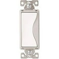 thumbnail image 1 of Eaton Wiring Devices ASPIRE 9504WS Rocker Switch, 120/277 V, Strap Mounting, White, 1 of 1