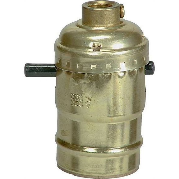 Eaton Wiring Devices BP940ABD Lamp Holder, 250 V, 660 W, Brass