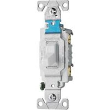 Eaton Wiring Devices CS115W Switch 120/277 V Wall Mounting Nylon White