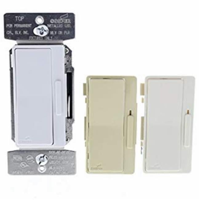 Universal White and Almond Polycarbonate Dimmer Switch