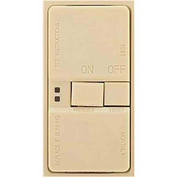 Eaton Self-Test GFCI Blank Face Deadfront Outlet 20A SGFD20V