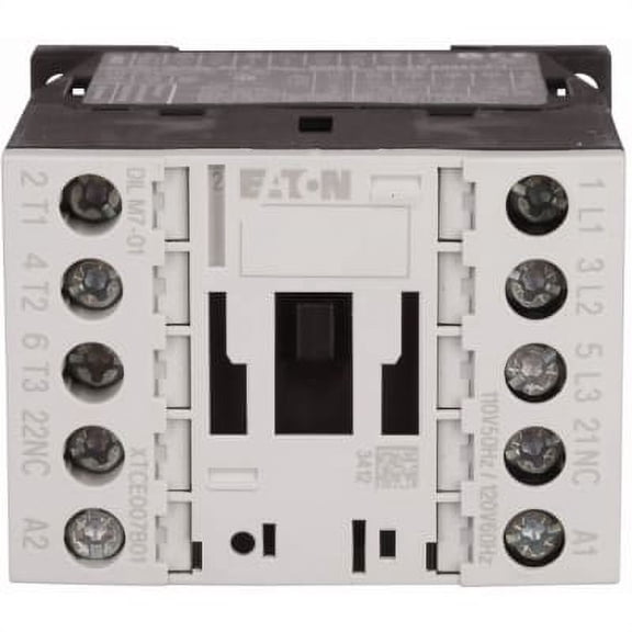 Eaton XTCE025C01A 3-Pole Non-Reversing Contactor (110V, 25 Amp)