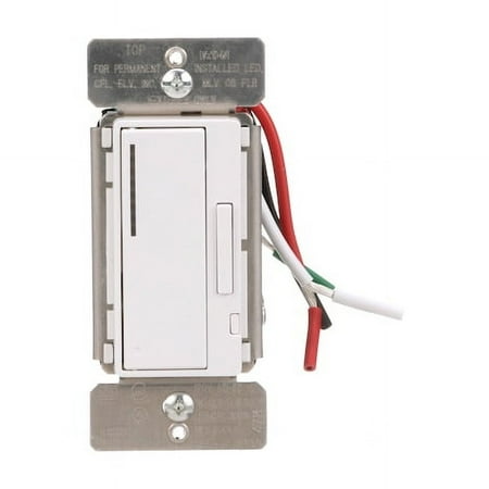 Eaton Z-Wave Plus Single-Pole/3-Way Smart with LED Decorator Master Dimmer, White
