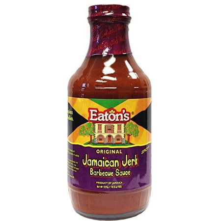 Eaton's Jamaican Seasoning Jerk BBQ Sauce (19.5 oz 1 Pack)