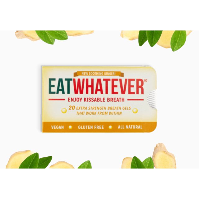 Eatwhatever Ginger Breath Gels AllNatural GlutenFree Vegan Breath