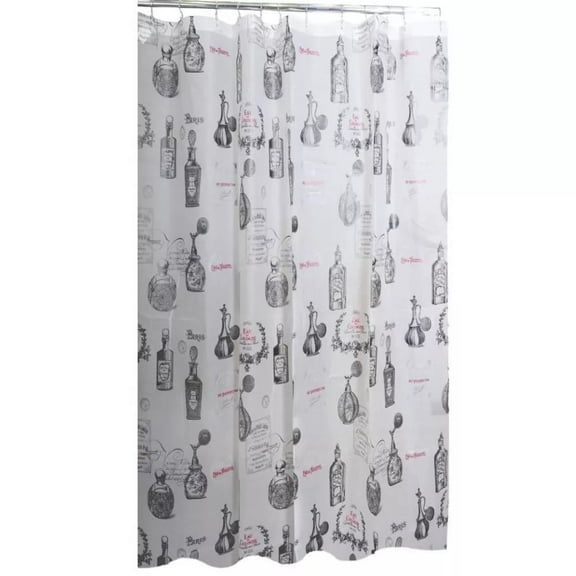 MODA Eau De Cologne Shower Curtain 71" x 71" Machine washable, Chlorine free, odor free, BPA free,