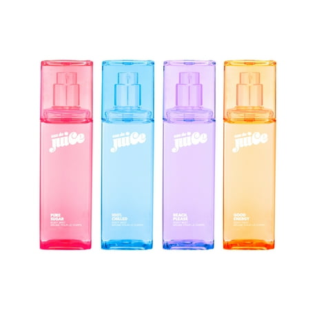 Eau De Juice Body Spray for Women, 2.5 fl oz, 4 Pack