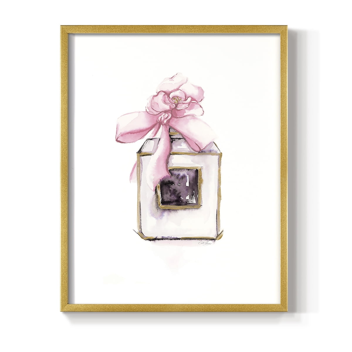 Eau De Toilette in Paper Solid Wood 16 x 20 Framed Print