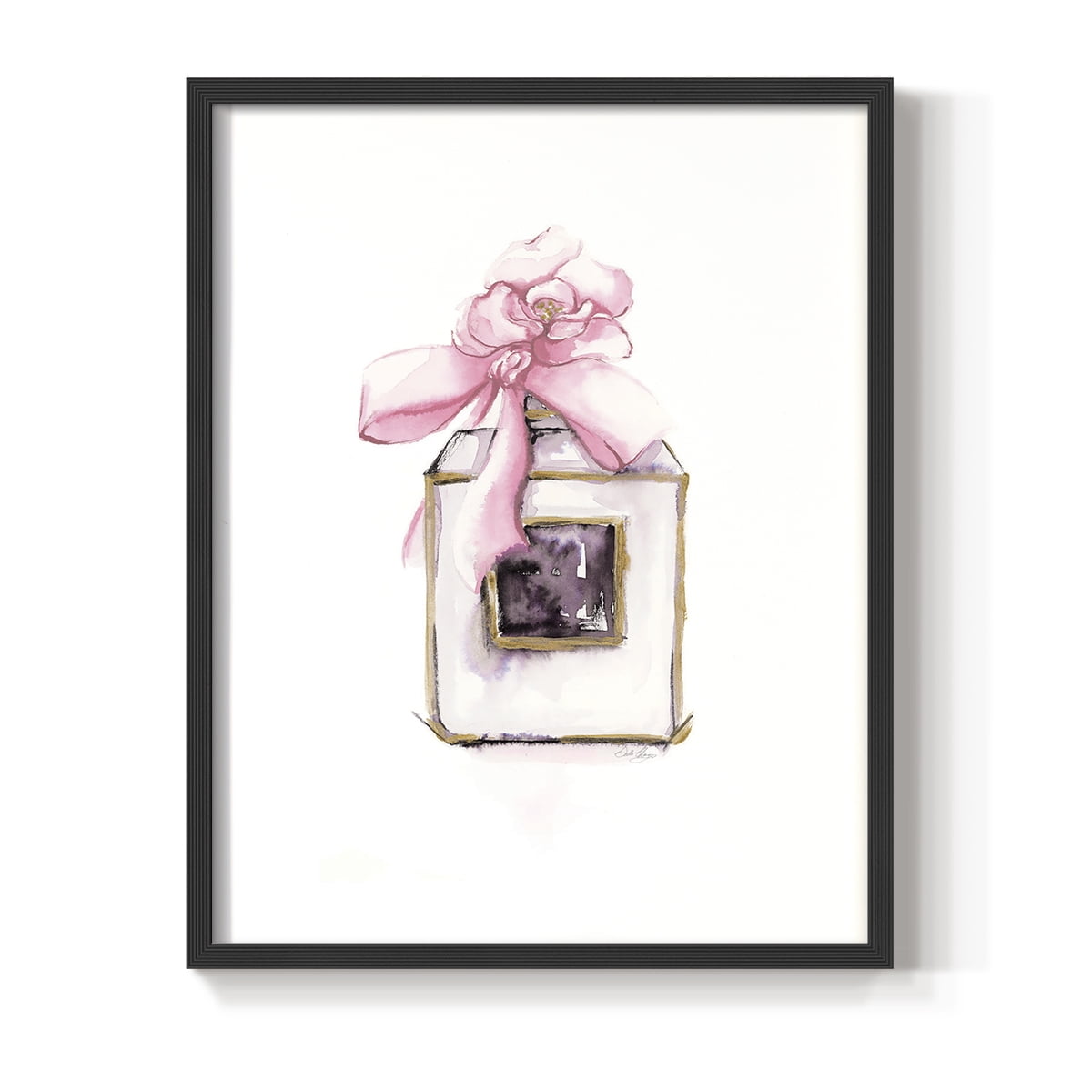 Eau De Toilette in Paper Solid Wood 16 x 20 Framed Print