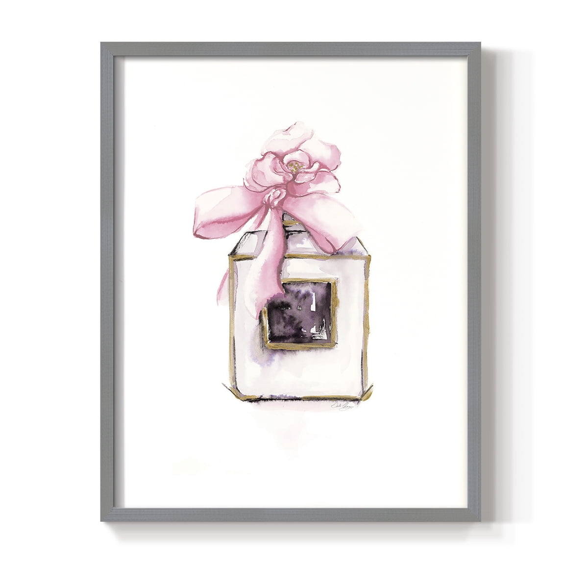 Eau De Toilette in Paper Solid Wood 16 x 20 Framed Print