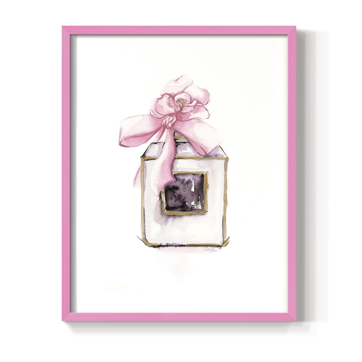 Eau De Toilette in Paper Solid Wood 8 x 10 Framed Print