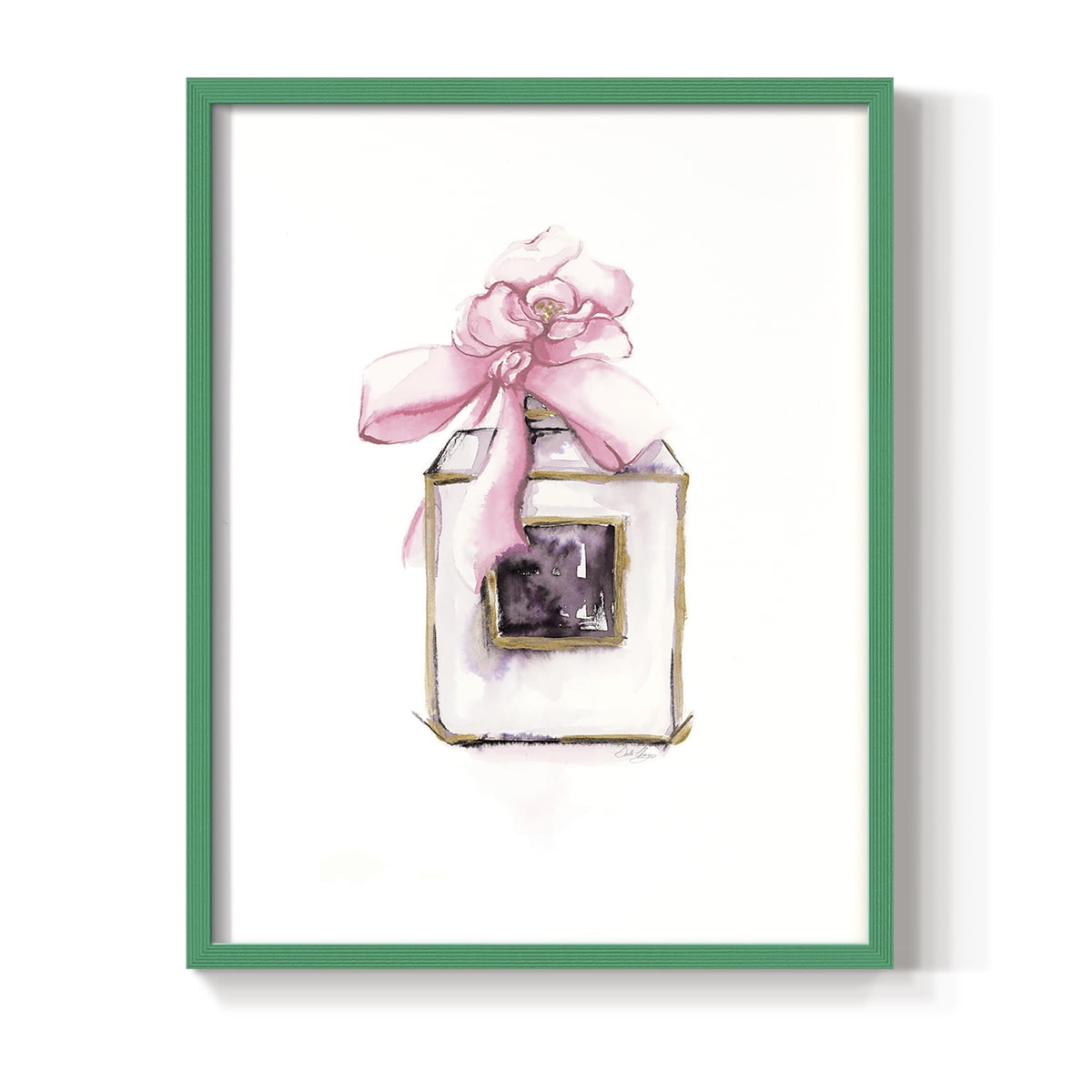 Eau De Toilette in Paper Solid Wood 8 x 10 Framed Print