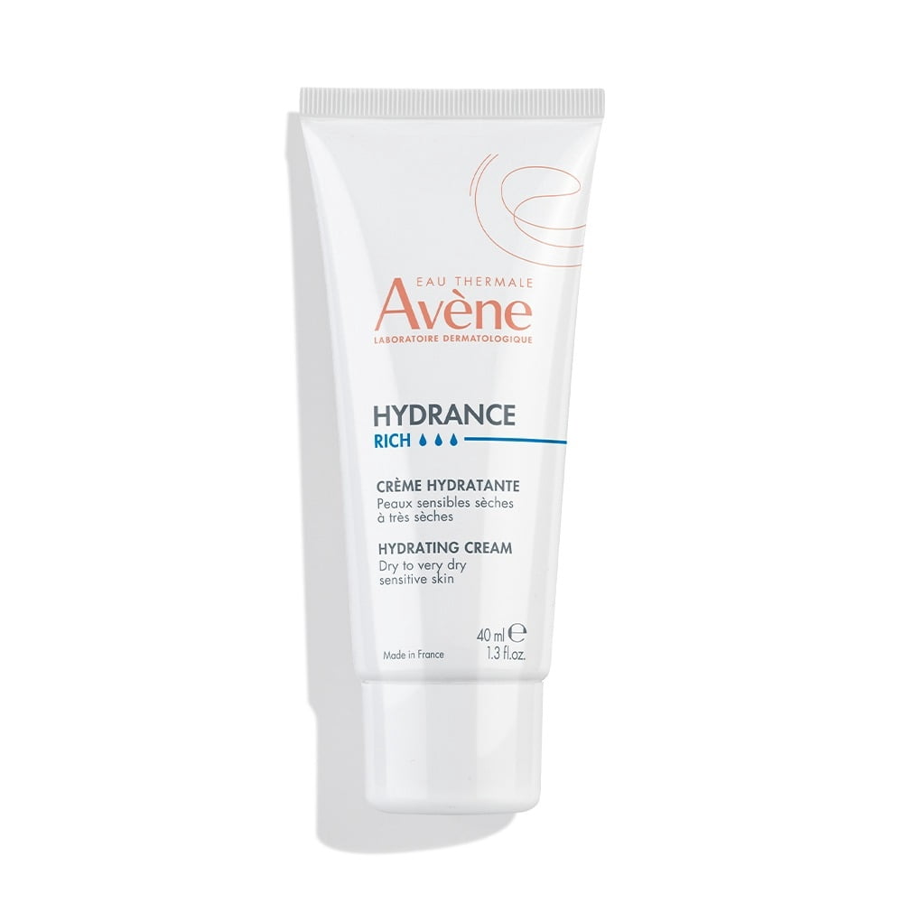 Avene Hydrance RICH Hydrating Cream, Daily Facial Moisturizer for Dry Skin, 1.3 fl oz