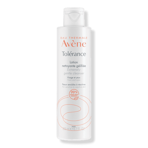 Avene Tolerance Extremely Gentle Cleanser - No-Rinse Cleansing Gel for Face - Soothes and Calms Skin, 6.7 fl oz