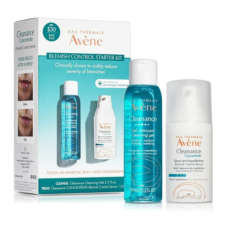 Eau Thermale Avene - Cleanance Blemish Control Starter Kit - Skincare  Routine For Oily, Blemish-Prone Skin - Full Kit 