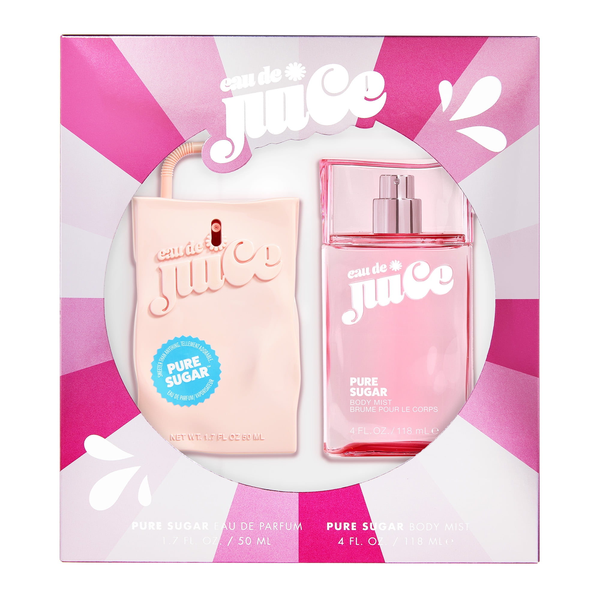 Eau de Juice Pure Sugar Perfume Gift Set for Women 2 Pieces
