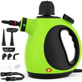Eave Handheld Steam Cleaner, 10 in 1 Hand Held Steamer for Cleaning, Portable Pressurized Steamer for Home Use, Bathroom, Mini Steam Cleaners for Upholstery Furniture Sofa Couch Floor Tile Grout