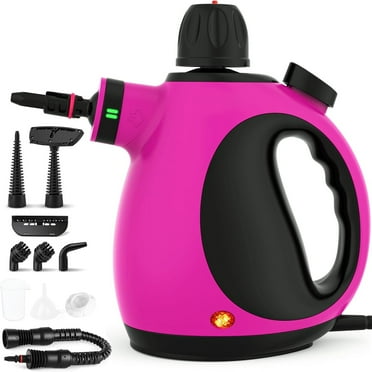 Eave Handheld Steam Cleaner, 10 in 1 Hand Held Steamer for Cleaning, Portable Pressurized Steamer for Home Use, Bathroom, Mini Steam Cleaners for Upholstery Furniture Sofa Couch Floor Tile Grout