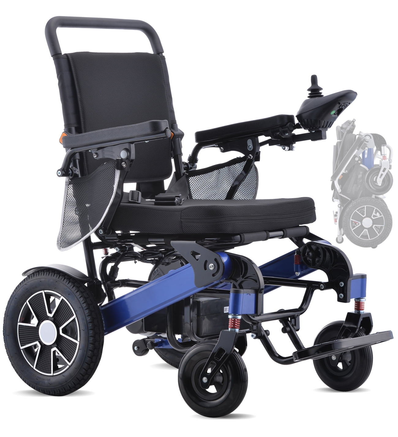 EazinGo Folding Electric Wheelchair Lightweight Foldable Power Wheelchair 20Ah Battery /20