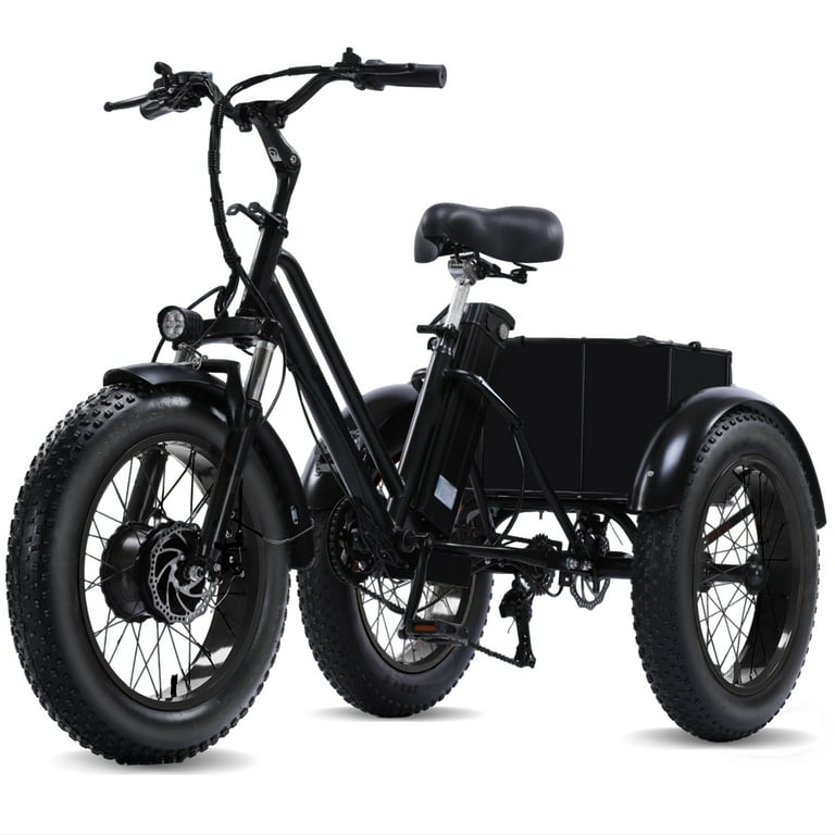 YEBEI Electric Tricycle for Adults E-Trike Motorized Tricycle