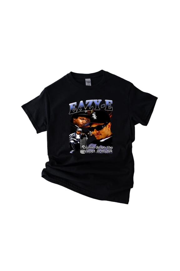 Eazy E 64 Impala Old School Compton West Coast Hip Hop Music Unisex T-Shirt, up to 5XL