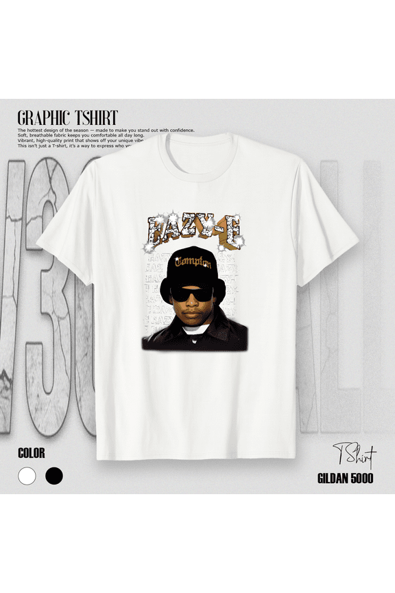 Eazy E Rap Icon West Coast Hip Hop 90s Legend Tribute Art Unisex T-Shirt V11329, up to size 5XL