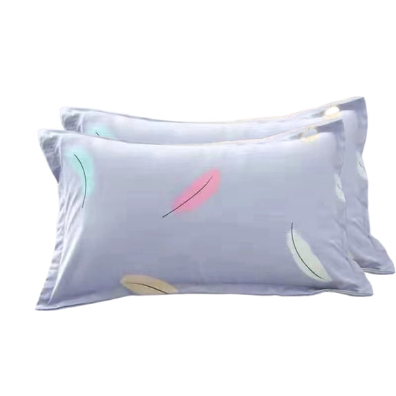 EazyTech 2 PCS Pillowcase Standard Size Pillow Shams Covers Soft Breathable Farmhouse Decor Bedroom Living Room Sofa Pillow Protector with Envelope Closure (19x31inch)
