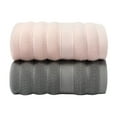 thumbnail image 1 of EazyTech 2-Pack Thickened Absorbent Cotton Hand Towels for Men & Women Super Soft Quick-Dry Wrinkle-Resistant Home Towels for Bathroom 14x30 Inches (Pink Gray), 1 of 5