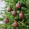 thumbnail image 1 of EazyTech 6-Pack Vintage Disco Christmas Ornament Balls Set Hanging Shiny Transparent Tree Decorations for home holiday Party Festival Decor, 1 of 6