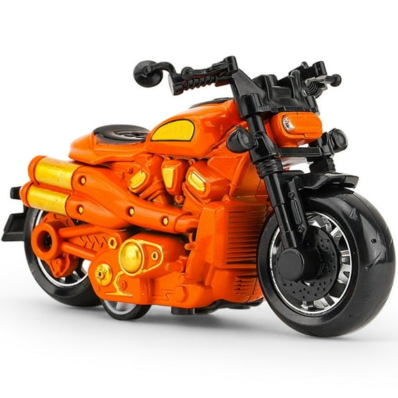 EazyTech Alloy Motorcycle Toy for Boys, Pull Back Inertia Power Bike Mini Simulation Model Desktop Decor Educational Toy Car Gift for Kids Ages 3-6