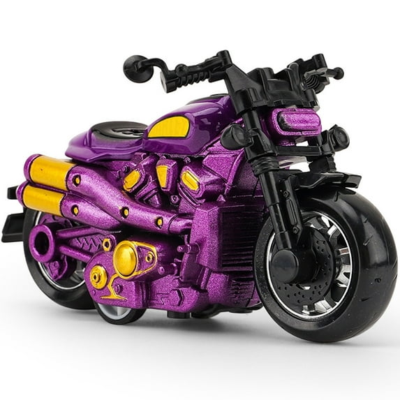EazyTech Alloy Motorcycle Toy for Boys, Pull Back Inertia Power Bike Mini Simulation Model Desktop Decor Educational Toy Car Gift for Kids Ages 3-6