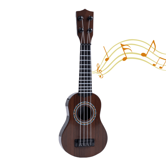 EazyTech Beginner Ukulele Kit for Kids with Tunable Pegs, 4-String Musical Instrument Educational Toy for Ages 3+, Includes Plectrum & Sheet Music, Portable Guitar for Early Learning & Gift Ideas