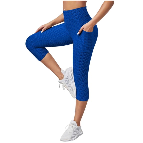 EazyTech Butt Lifting Leggings for Women Tummy Control Scrunch Booty Yoga Capris High Waisted Gym Running Jogger Pant