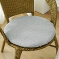 thumbnail image 1 of EazyTech Cotton Round Chair Cushion with Foam Support for Office Bedroom Kitchen Dining Chair Non Slip Soft Chair Pad and Seat Cushion 14 x14 inches Gray, 1 of 6