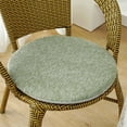 thumbnail image 1 of EazyTech Cotton Round Chair Cushion with Foam Support for Office Bedroom Kitchen Dining Chair Non Slip Soft Chair Pad and Seat Cushion 14 x14 inches Green, 1 of 6