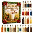 thumbnail image 1 of EazyTech Eggnog Advent Calendar 2025 - 24-Day Christmas Countdown Acrylic Ornament Festive Drink Beverage Collection for Family Holiday Traditions, 1 of 8